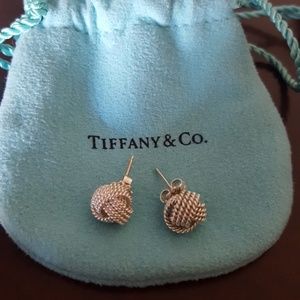 Tiffany twist knot earrings
